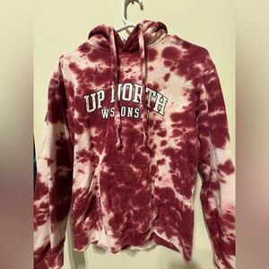 Up North Wisconsin Tye Dye Sweatshirt Size Small